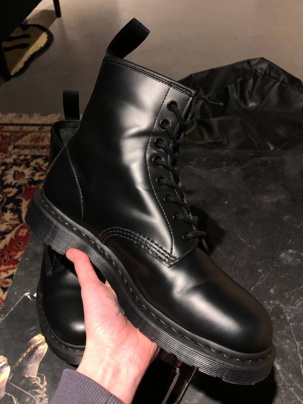 RESALE черевики Dr. Martens 1460 Mono - Black Smooth (UK 9½ / EU 44) Вживані, Без дефектів