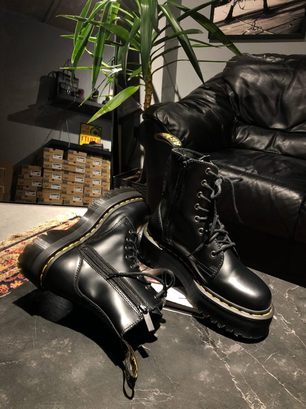 Уживані черевики Dr. Martens Jadon - Black Polished Smooth (UK 4 EU 37) в хорошому стані за доступною ціною
