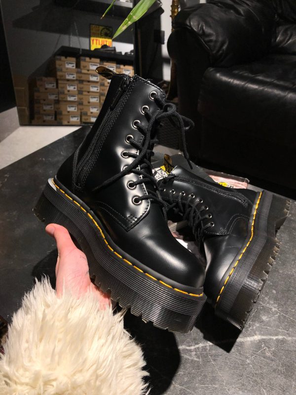 Уживані черевики Dr. Martens Jadon - Black Polished Smooth (UK 4 EU 37) в хорошому стані за доступною ціною