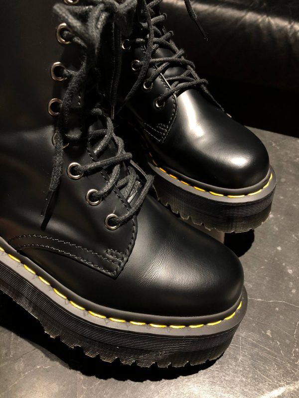 Уживані черевики Dr. Martens Jadon - Black Polished Smooth (UK 4 EU 37) в хорошому стані за доступною ціною