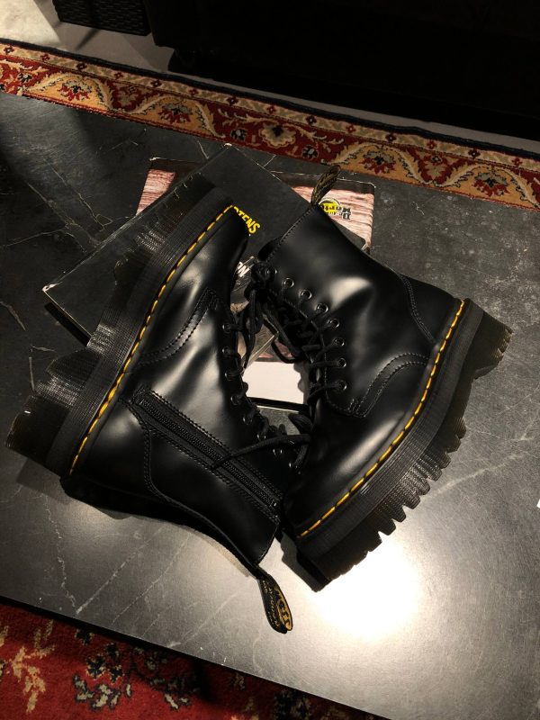 Уживані черевики Dr. Martens Jadon - Black Polished Smooth (UK 4 EU 37) в хорошому стані за доступною ціною