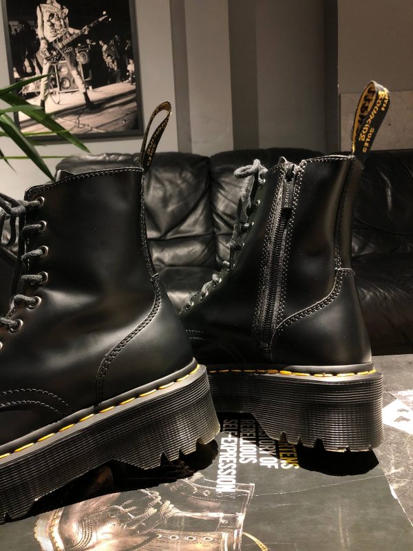 Уживані черевики Dr. Martens Jadon - Black Polished Smooth (UK 4 EU 37) в хорошому стані за доступною ціною