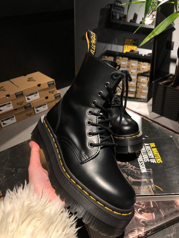 Уживані черевики Dr. Martens Jadon - Black Polished Smooth (UK 4 EU 37) в хорошому стані за доступною ціною