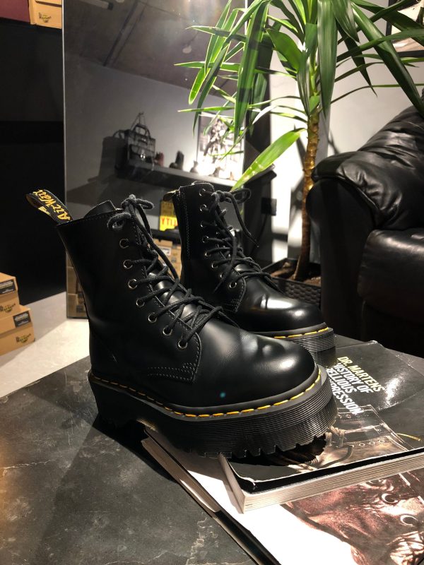 Уживані черевики Dr. Martens Jadon - Black Polished Smooth (UK 4 EU 37) в хорошому стані за доступною ціною