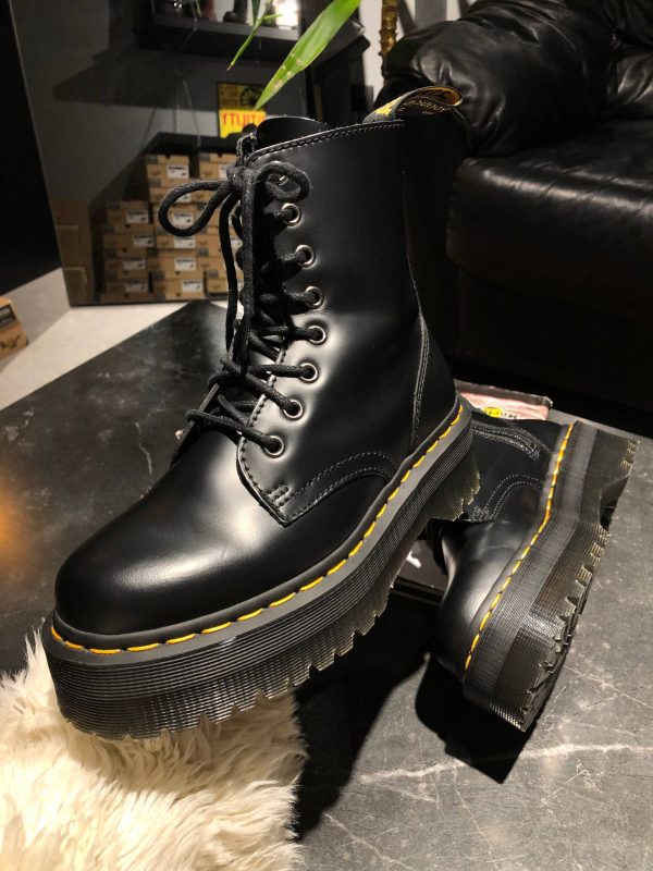 Уживані черевики Dr. Martens Jadon - Black Polished Smooth (UK 4 EU 37) в хорошому стані за доступною ціною