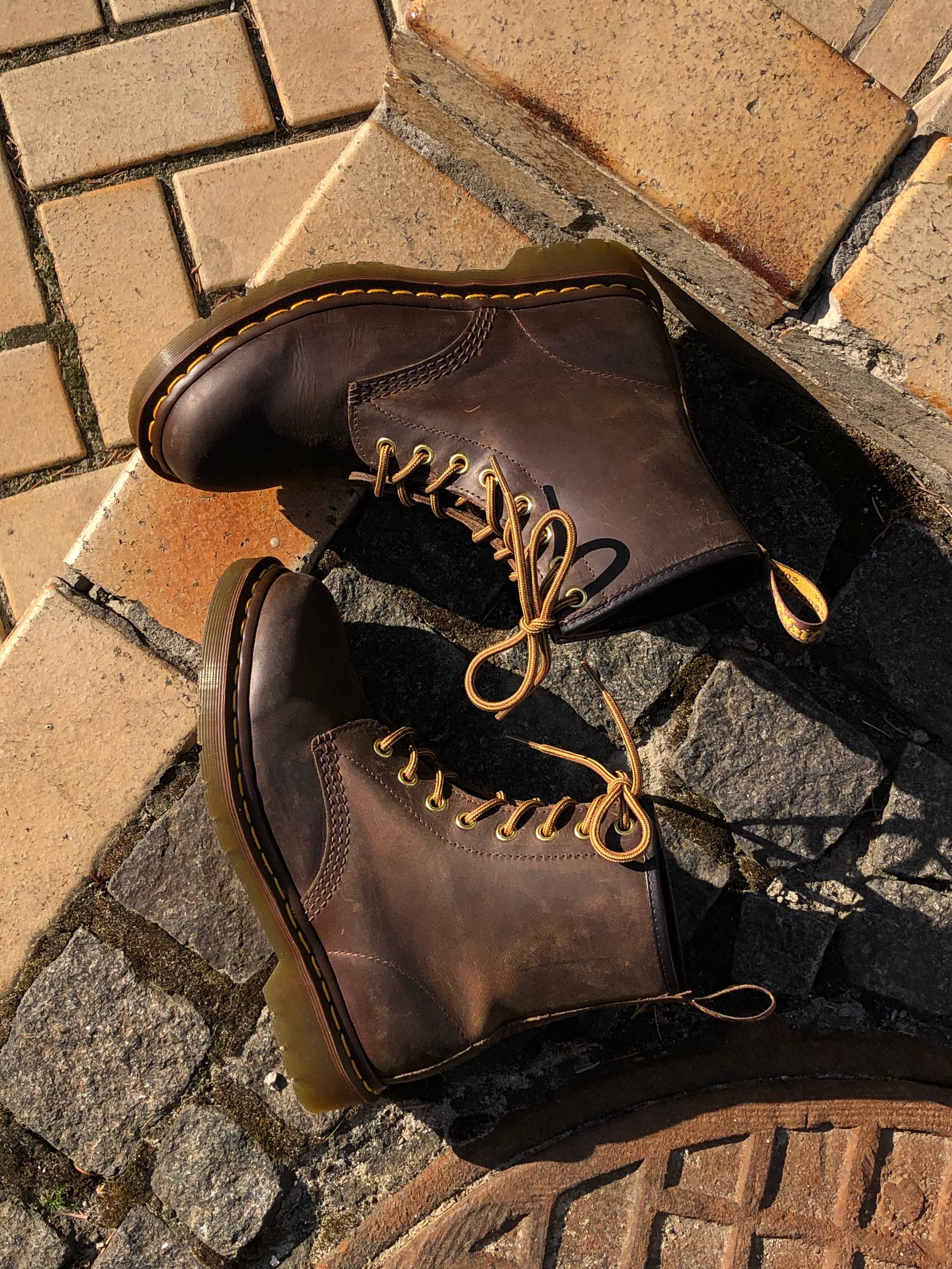Dr. Martens 1460 - Aztec Crazy Horse (UK 5 EU 38) (10) Вживані черевики Dr. Martens 1460 - Aztec Crazy Horse (UK 5 EU 38) в хорошому стані