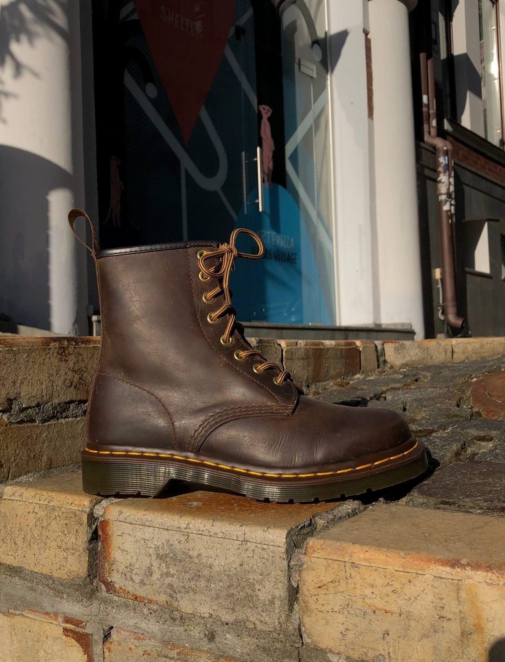 Dr. Martens 1460 - Aztec Crazy Horse (UK 5 EU 38) (4) Вживані черевики Dr. Martens 1460 - Aztec Crazy Horse (UK 5 EU 38) в хорошому стані