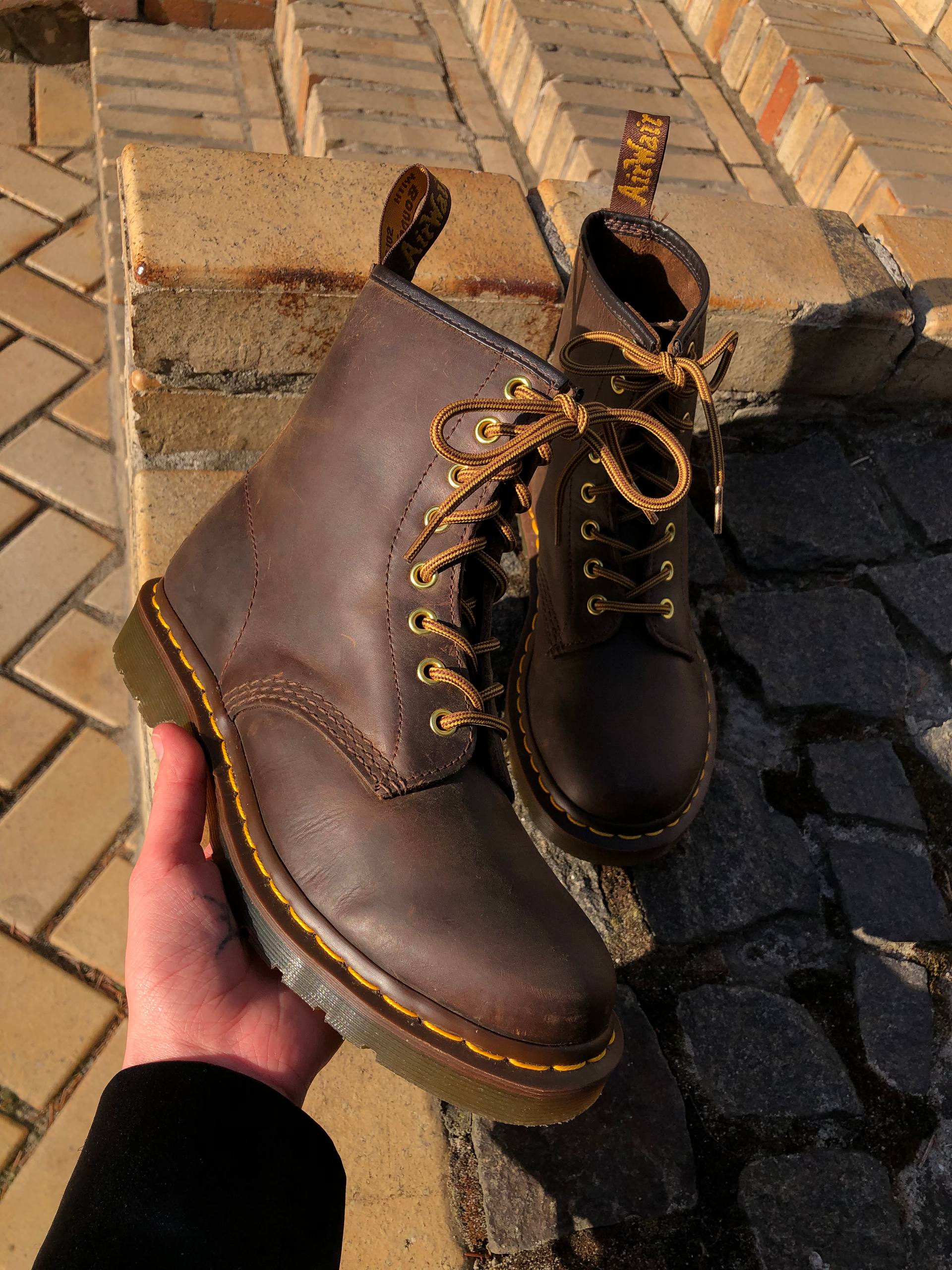 Dr. Martens 1460 - Aztec Crazy Horse (UK 5 EU 38) (5) Вживані черевики Dr. Martens 1460 - Aztec Crazy Horse (UK 5 EU 38) в хорошому стані