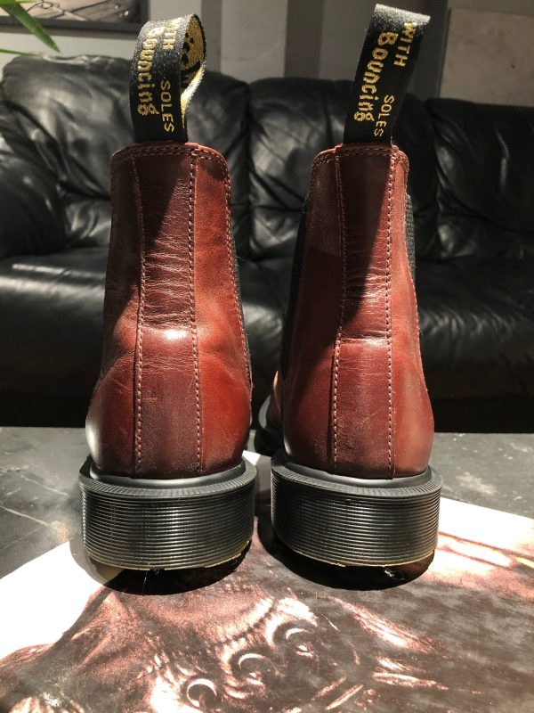 Вінтажні оригінальні Dr. Martens 2976 ‘Made in England’ - Classic Calf Burgundy (UK 9 EU 43) в чудовому стані купити в Україні