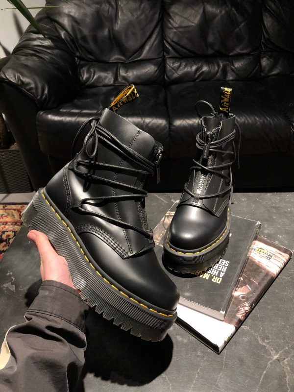 Б\у черевики мартінс Dr. Martens Jarrick II - Black Smooth (UK 6 EU 39) в ідеальному стані