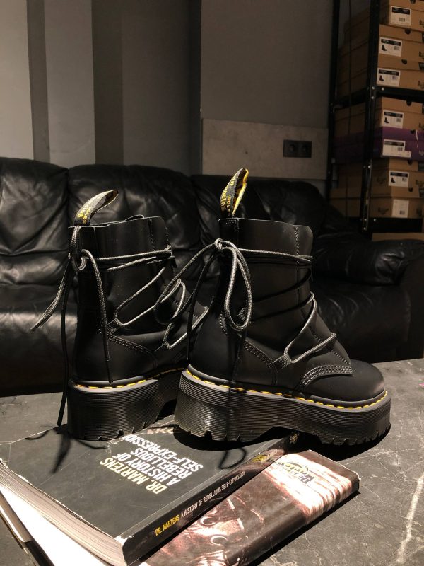 Б\у черевики мартінс Dr. Martens Jarrick II - Black Smooth (UK 6 EU 39) в ідеальному стані