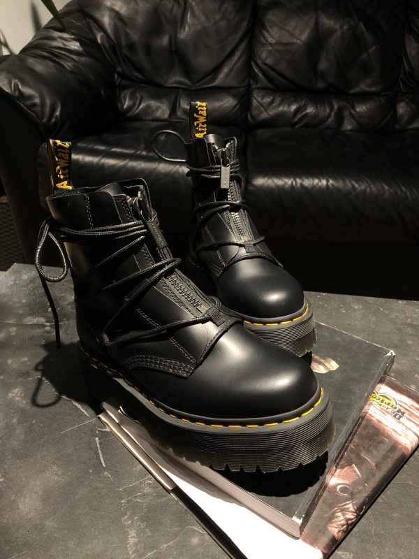 Б\у черевики мартінс Dr. Martens Jarrick II - Black Smooth (UK 6 EU 39) в ідеальному стані