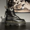 Б\у черевики мартінс Dr. Martens Jarrick II - Black Smooth (UK 6 EU 39) в ідеальному стані