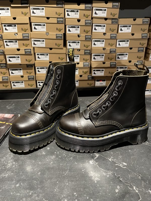 Вживані черевики Dr. Martens Sinclair - Dark Taupe Orleans (UK 4 EU 37) в хорошому стані