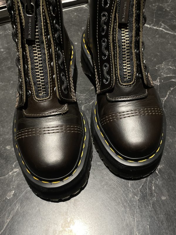 Вживані черевики Dr. Martens Sinclair - Dark Taupe Orleans (UK 4 EU 37) в хорошому стані