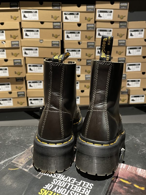 Вживані черевики Dr. Martens Sinclair - Dark Taupe Orleans (UK 4 EU 37) в хорошому стані