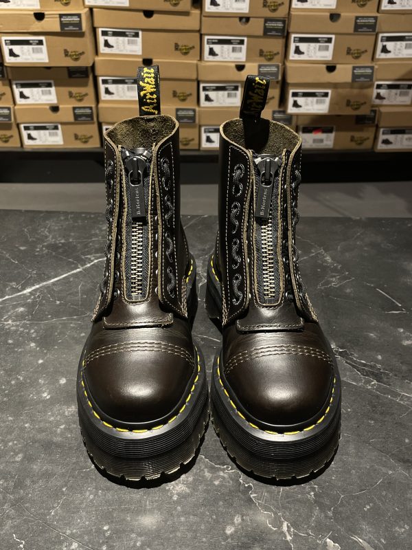 Вживані черевики Dr. Martens Sinclair - Dark Taupe Orleans (UK 4 EU 37) в хорошому стані