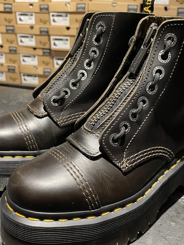 Вживані черевики Dr. Martens Sinclair - Dark Taupe Orleans (UK 4 EU 37) в хорошому стані