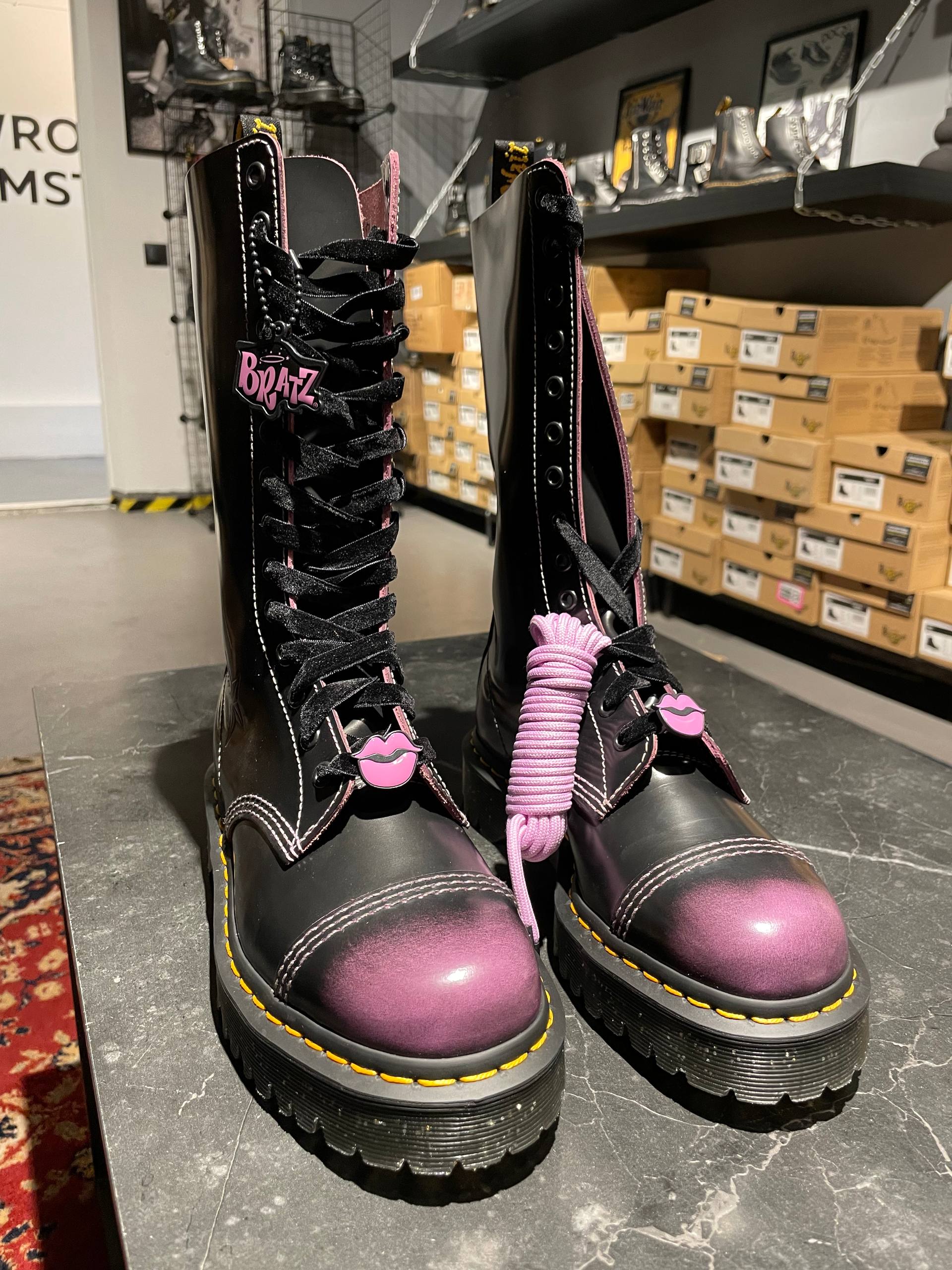 Dr. Martens x Bratz 1B99 Bex - Black / Purple Arcadia
