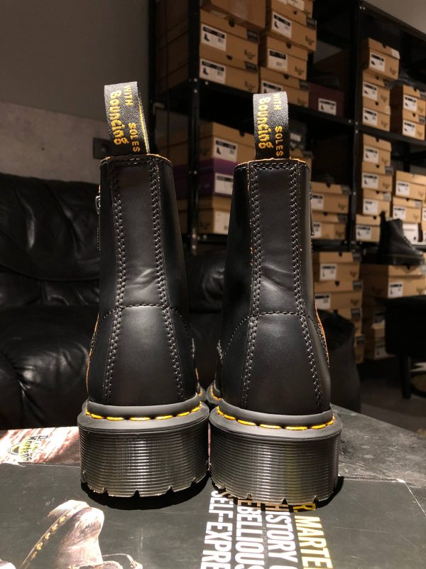 Черевики Dr. Martens 1460 Bex Laceless - Black Smooth (UK 4 EU 37) купити в Україні