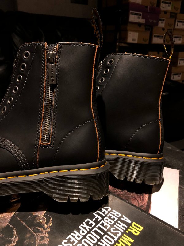 Черевики Dr. Martens 1460 Bex Laceless - Black Smooth (UK 4 EU 37) купити в Україні