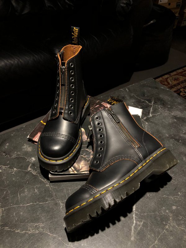 Черевики Dr. Martens 1460 Bex Laceless - Black Smooth (UK 4 EU 37) купити в Україні