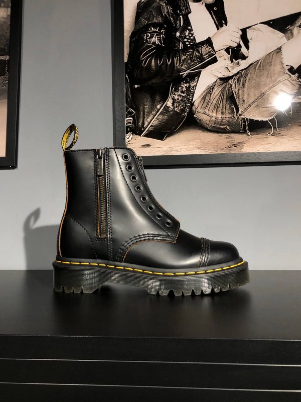 Черевики Dr. Martens 1460 Bex Laceless - Black Smooth (UK 4 EU 37) купити в Україні