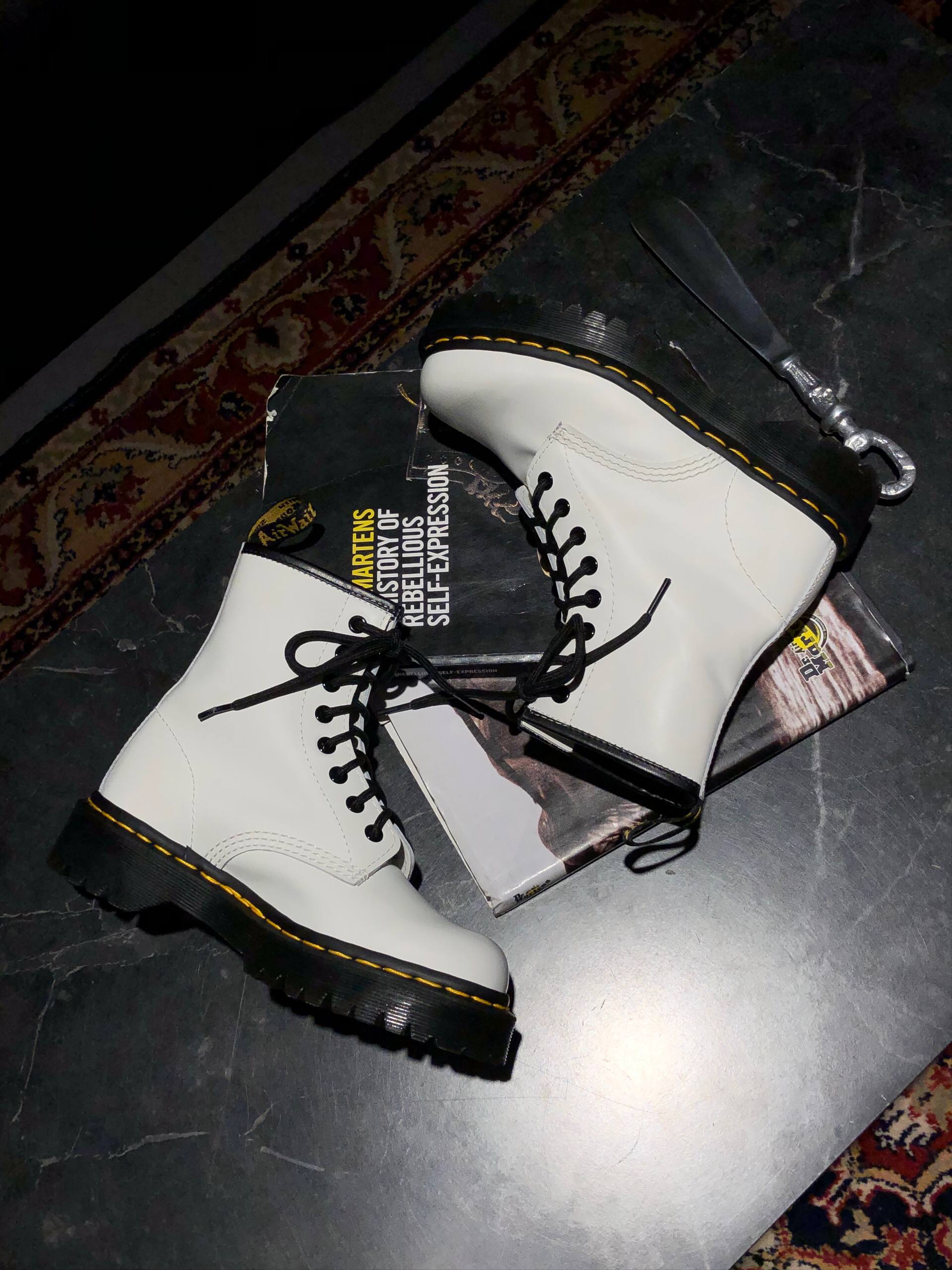 Dr. Martens 1460 Bex - White Smooth (UK 4 EU 37) (6) Вживані черевики Dr. Martens 1460 Bex - White Smooth (UK 4 EU 37) в чудовому стані купити в Україні