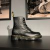 Черевики Dr. Martens 1460 - Black Flame Polished Smooth (UK 4 EU 37) в ідеальному стані купити