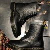 Черевики Dr. Martens 1460 - Black Flame Polished Smooth (UK 4 EU 37) в ідеальному стані купити