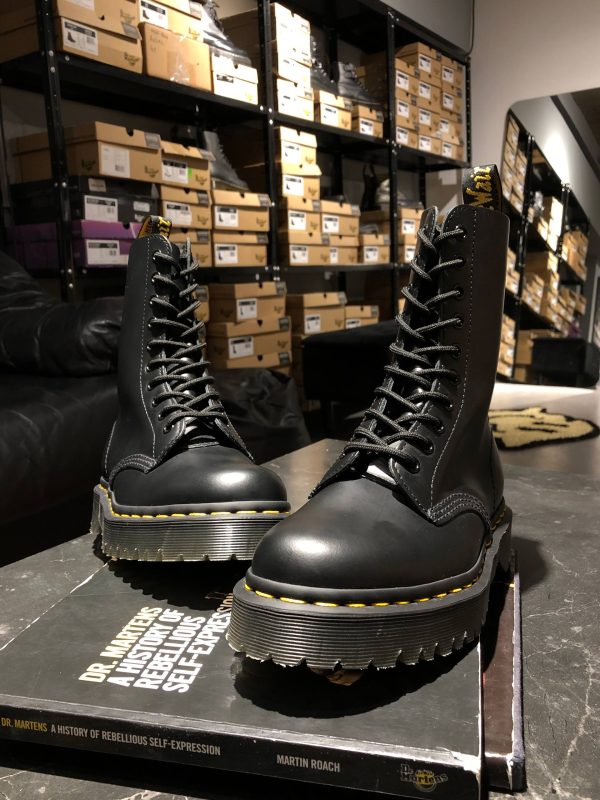 Високі черевики Dr. Martens 1490 Bex - Black Smooth (UK 6 EU 39) оригінальне взуття мартенс купити в Україні