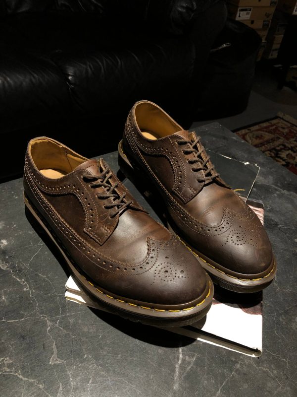 Туфлі б\у в стилі брогі Dr. Martens 3989 YS - Gaucho Crazy Horse (UK 11 EU 46) купити в Україні