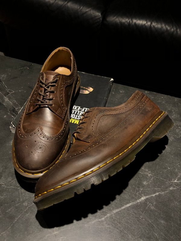 Туфлі б\у в стилі брогі Dr. Martens 3989 YS - Gaucho Crazy Horse (UK 11 EU 46) купити в Україні