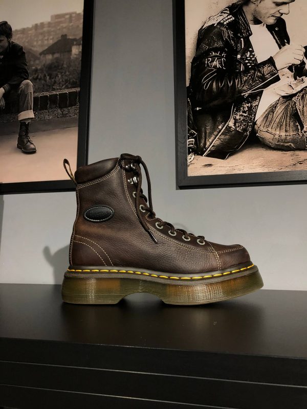 Вживані черевики Dr. Martens Buzz - Dark Brown Grizzly (UK 5 EU 38) в ідеальному стані