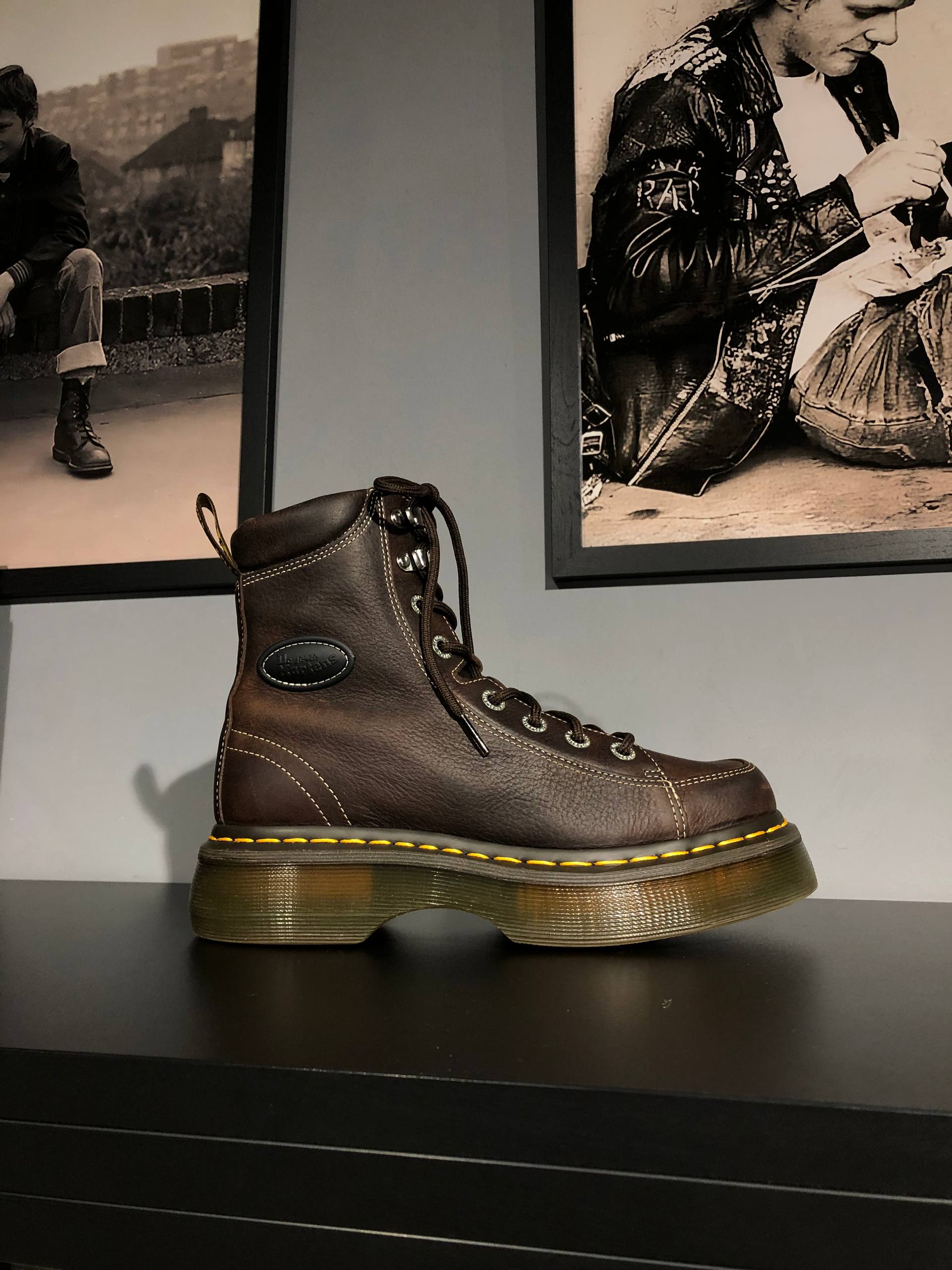 Dr. Martens Buzz - Dark Brown Grizzly (UK 5 EU 38) (1) Вживані черевики Dr. Martens Buzz - Dark Brown Grizzly (UK 5 EU 38) в ідеальному стані