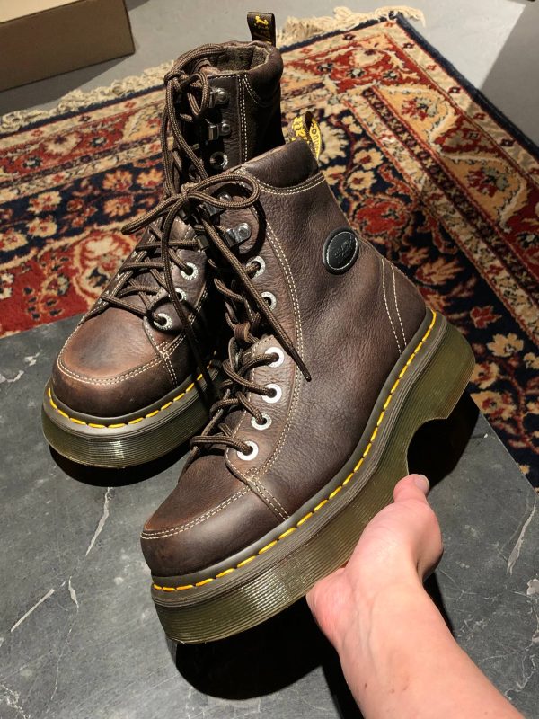 Вживані черевики Dr. Martens Buzz - Dark Brown Grizzly (UK 5 EU 38) в ідеальному стані