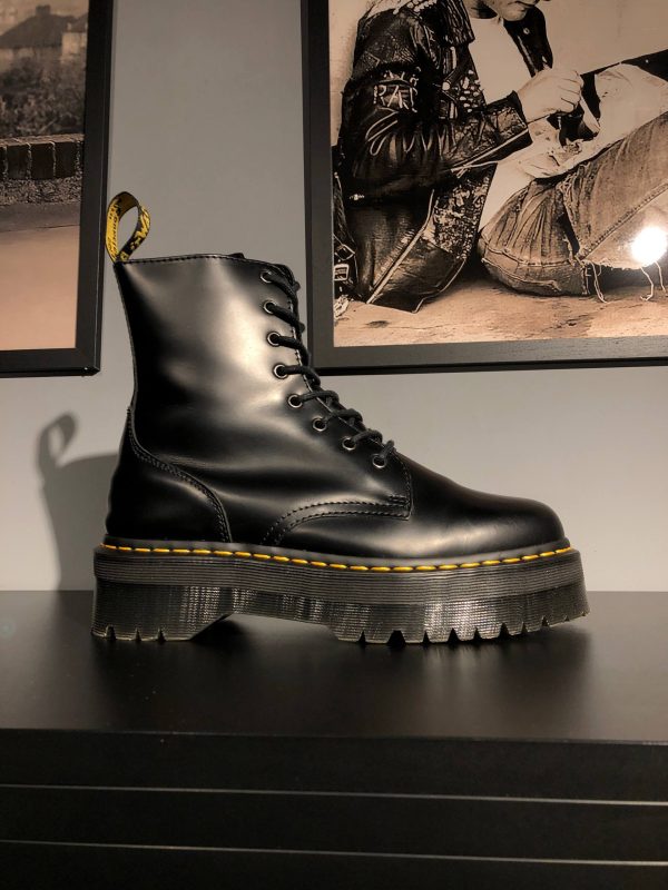 Черевики Dr. Martens Jadon - Black Polished Smooth (UK 8 EU 42) у відмінному стані
