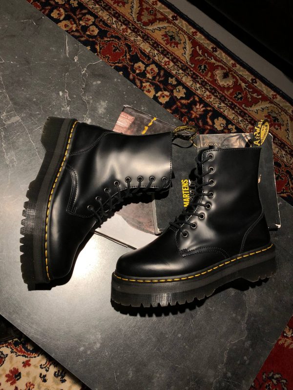 Черевики Dr. Martens Jadon - Black Polished Smooth (UK 8 EU 42) у відмінному стані