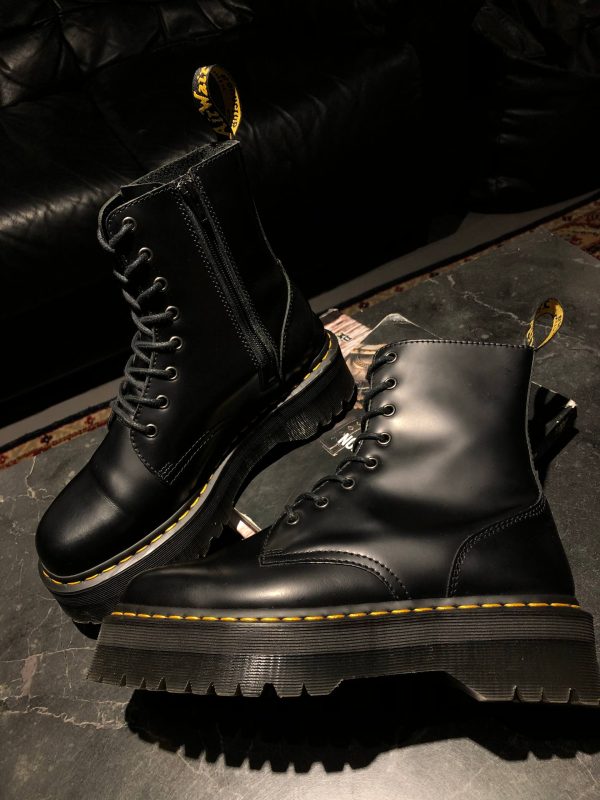 Черевики Dr. Martens Jadon - Black Polished Smooth (UK 8 EU 42) у відмінному стані