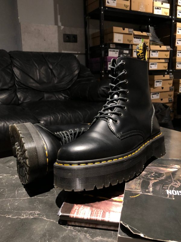 Черевики Dr. Martens Jadon - Black Polished Smooth (UK 8 EU 42) у відмінному стані