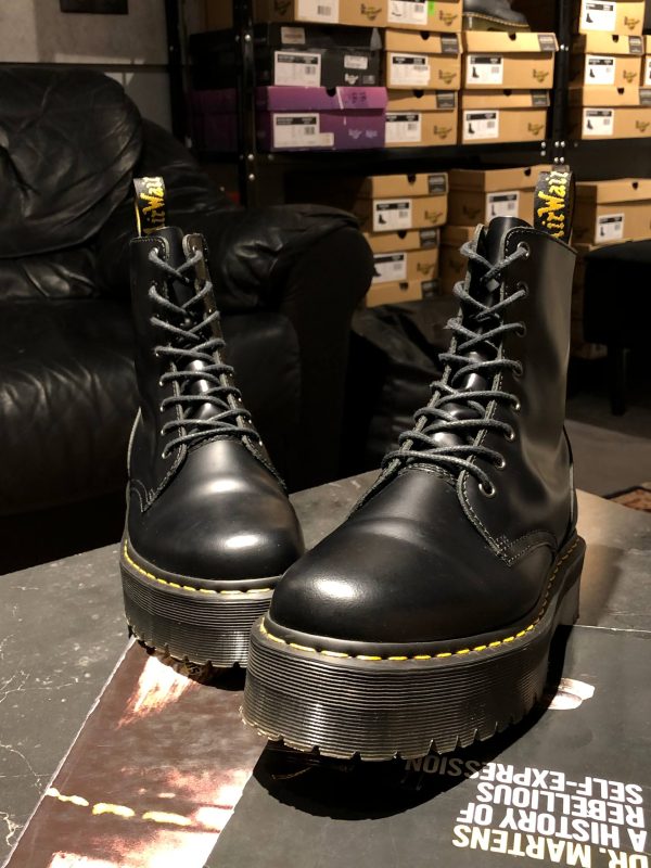 Черевики Dr. Martens Jadon - Black Polished Smooth (UK 8 EU 42) у відмінному стані