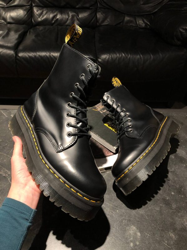 Черевики Dr. Martens Jadon - Black Polished Smooth (UK 8 EU 42) у відмінному стані