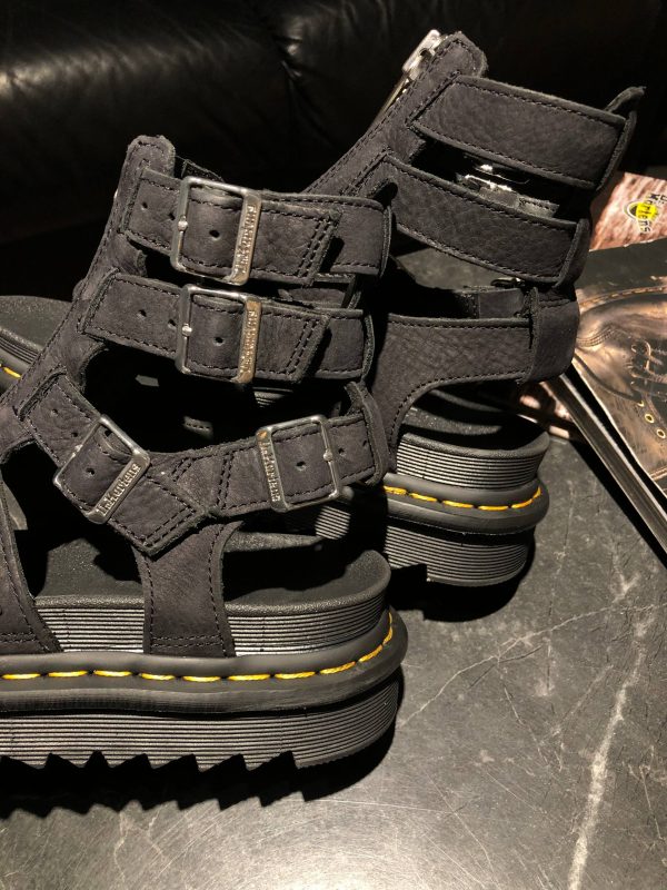 Босоніжки Dr. Martens Olson - Charcoal Grey (UK 5 EU 38) купити в Україні
