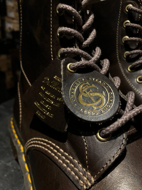 Вінтажне взуття Dr. Martens Pascal 'Made In England' - Grey Vintage (UK 8 EU 42) в ідеальному стані