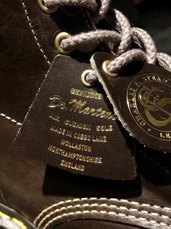 Вінтажне взуття Dr. Martens Pascal 'Made In England' - Grey Vintage (UK 8 EU 42) в ідеальному стані